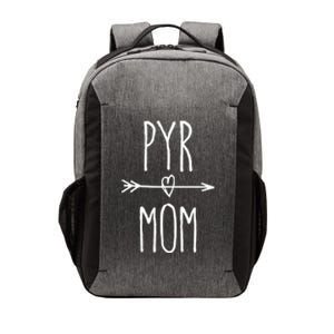 Pyr Mom Gift Cute Great Pyrenees Mom Gift Vector Backpack