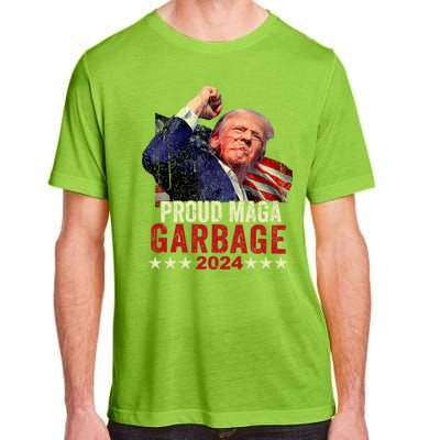 Proud Maga Garbage Proud To Be Garbage Trump Supporters Adult ChromaSoft Performance T-Shirt