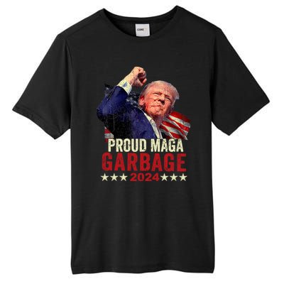 Proud Maga Garbage Proud To Be Garbage Trump Supporters Tall Fusion ChromaSoft Performance T-Shirt