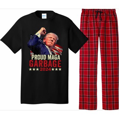 Proud Maga Garbage Proud To Be Garbage Trump Supporters Pajama Set