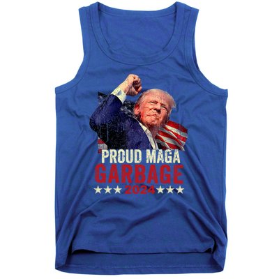 Proud Maga Garbage Proud To Be Garbage Trump Supporters Tank Top