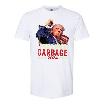 Proud Maga Garbage Proud To Be Garbage Trump Supporters Softstyle CVC T-Shirt