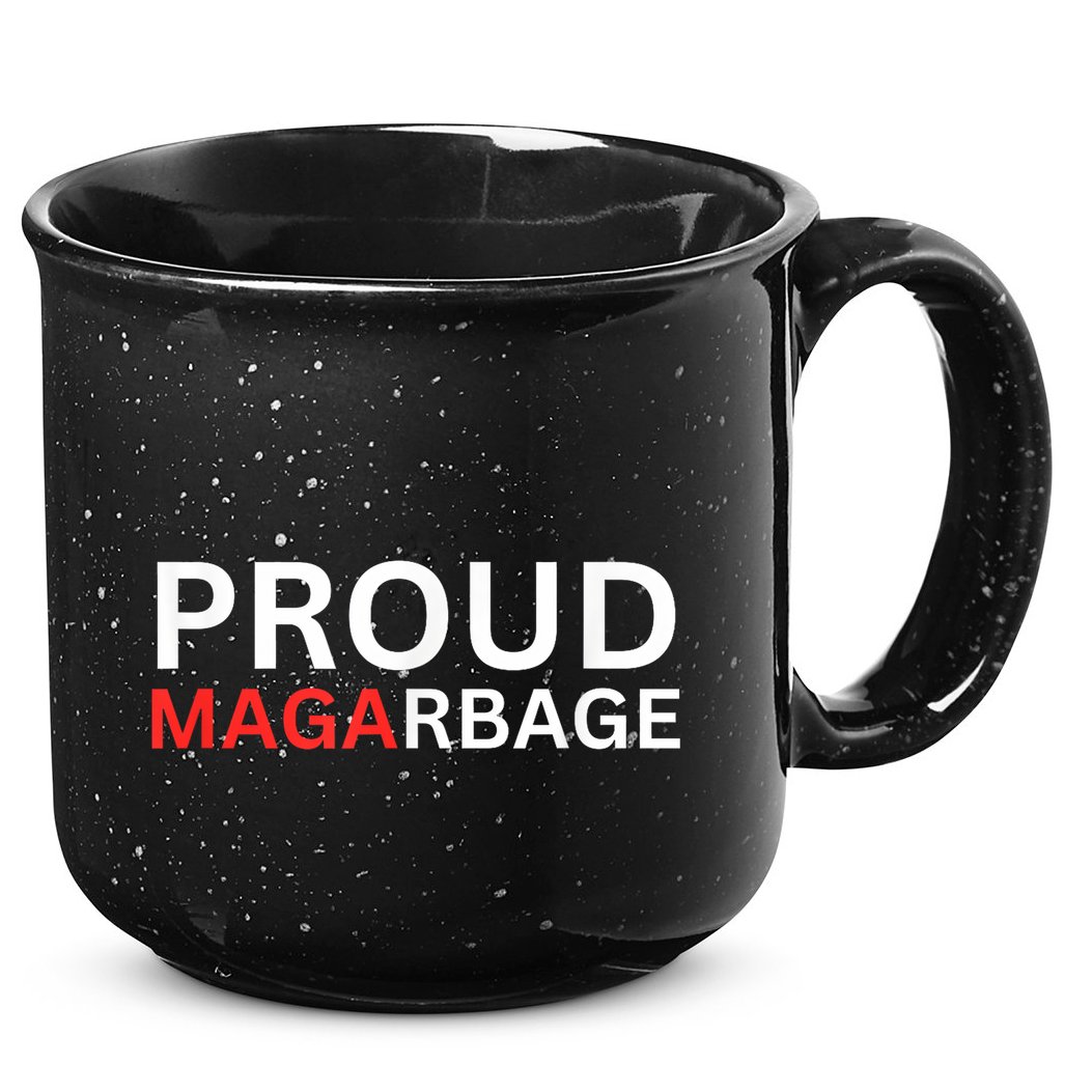 Proud Maga Garbage Trump Supporters 15oz Campfire Ceramic Mug