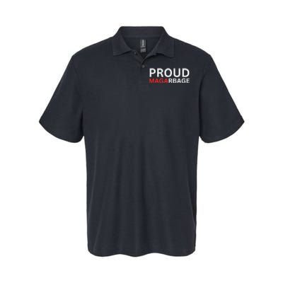 Proud Maga Garbage Trump Supporters Softstyle Adult Sport Polo