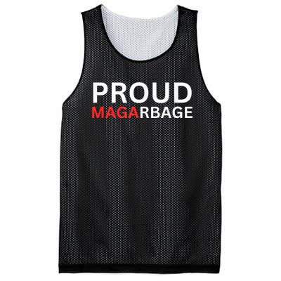 Proud Maga Garbage Trump Supporters Mesh Reversible Basketball Jersey Tank