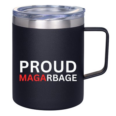 Proud Maga Garbage Trump Supporters 12oz Stainless Steel Coffee Mug