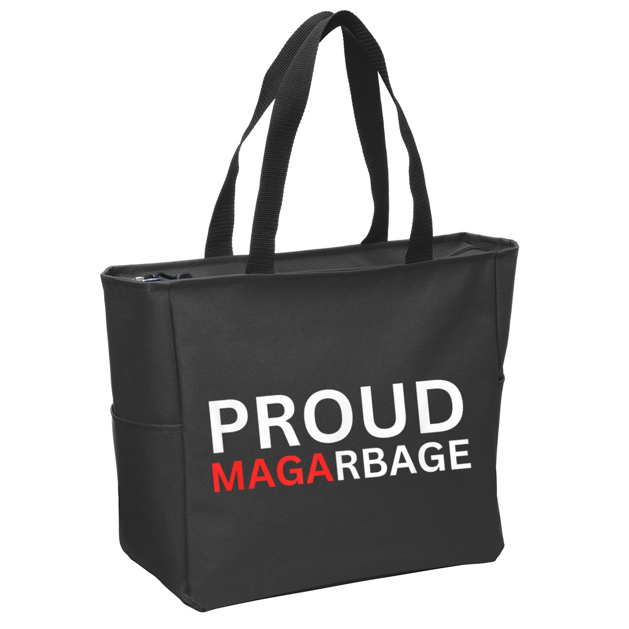 Proud Maga Garbage Trump Supporters Zip Tote Bag