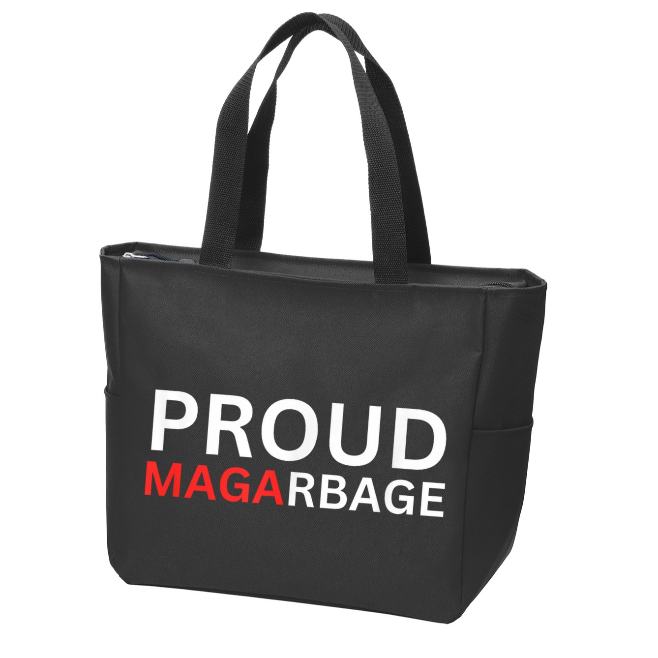 Proud Maga Garbage Trump Supporters Zip Tote Bag