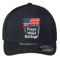 Proud Maga Garbage Patriotic Pro Trump Anti President Biden Flexfit Unipanel Trucker Cap