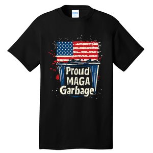 Proud Maga Garbage Patriotic Pro Trump Anti President Biden Tall T-Shirt