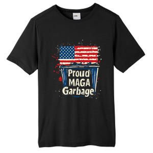 Proud Maga Garbage Patriotic Pro Trump Anti President Biden Tall Fusion ChromaSoft Performance T-Shirt