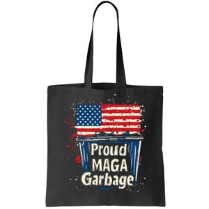 Proud Maga Garbage Patriotic Pro Trump Anti President Biden Tote Bag