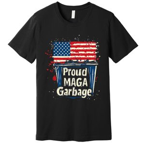 Proud Maga Garbage Patriotic Pro Trump Anti President Biden Premium T-Shirt