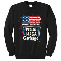 Proud Maga Garbage Patriotic Pro Trump Anti President Biden Tall Sweatshirt