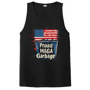 Proud Maga Garbage Patriotic Pro Trump Anti President Biden PosiCharge Competitor Tank