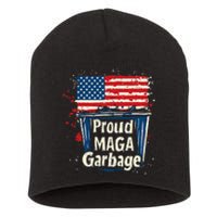 Proud Maga Garbage Patriotic Pro Trump Anti President Biden Short Acrylic Beanie