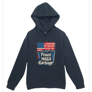 Proud Maga Garbage Patriotic Pro Trump Anti President Biden Urban Pullover Hoodie