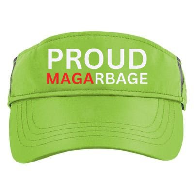 Proud Maga Garbagetrump Supporters Adult Drive Performance Visor