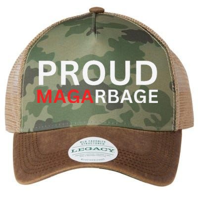 Proud Maga Garbagetrump Supporters Legacy Tie Dye Trucker Hat