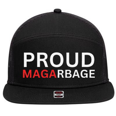 Proud Maga Garbagetrump Supporters 7 Panel Mesh Trucker Snapback Hat