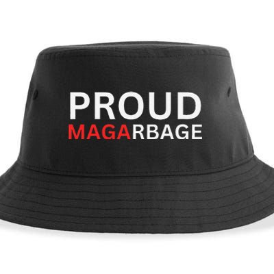 Proud Maga Garbagetrump Supporters Sustainable Bucket Hat