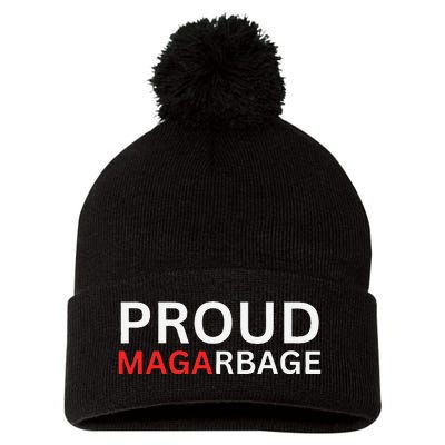 Proud Maga Garbagetrump Supporters Pom Pom 12in Knit Beanie