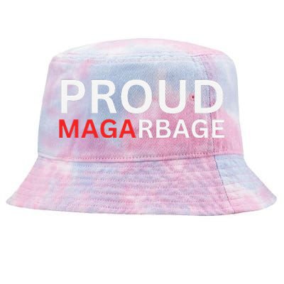 Proud Maga Garbagetrump Supporters Tie-Dyed Bucket Hat