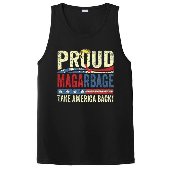 Proud Maga Garbageproud To Be Garbage Trump Supporters PosiCharge Competitor Tank