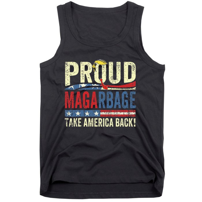 Proud Maga Garbageproud To Be Garbage Trump Supporters Tank Top