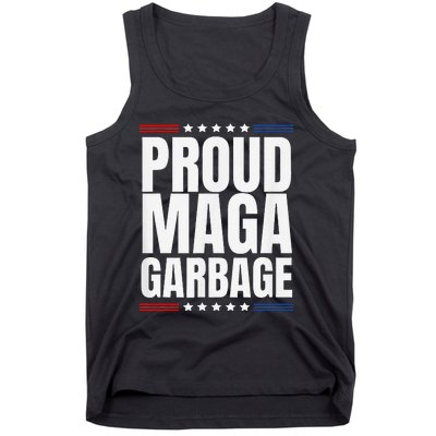 Proud Maga Garbage Trump Supporter Tank Top