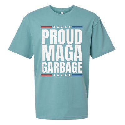 Proud Maga Garbage Trump Supporter Sueded Cloud Jersey T-Shirt