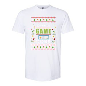 Paused My Game Ugly Christmas Softstyle CVC T-Shirt