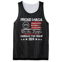 Proud Maga Garbage Proud To Be Garbage Trump Supporters Mesh Reversible Basketball Jersey Tank