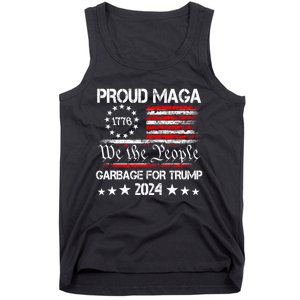 Proud Maga Garbage Proud To Be Garbage Trump Supporters Tank Top