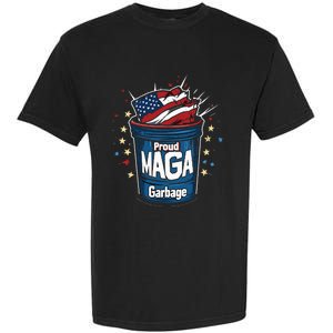 Proud Maga Garbage Patriotic Pro Trump Anti President Biden Garment-Dyed Heavyweight T-Shirt