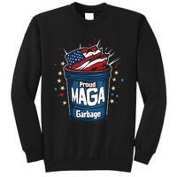 Proud Maga Garbage Patriotic Pro Trump Anti President Biden Sweatshirt