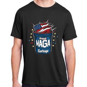 Proud Maga Garbage Patriotic Pro Trump Anti President Biden Adult ChromaSoft Performance T-Shirt