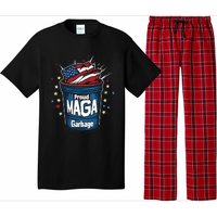 Proud Maga Garbage Patriotic Pro Trump Anti President Biden Pajama Set