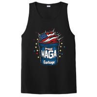 Proud Maga Garbage Patriotic Pro Trump Anti President Biden PosiCharge Competitor Tank