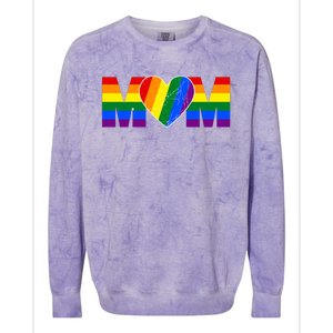 Pride Month Graphic For Mom Lover Colorblast Crewneck Sweatshirt