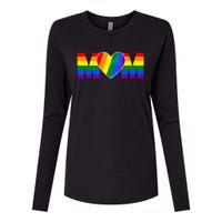 Pride Month Graphic For Mom Lover Womens Cotton Relaxed Long Sleeve T-Shirt