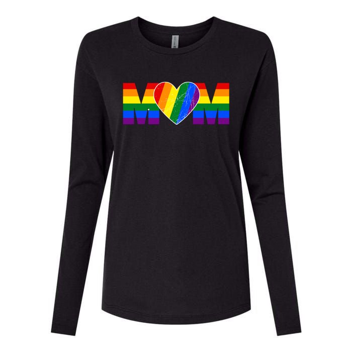 Pride Month Graphic For Mom Lover Womens Cotton Relaxed Long Sleeve T-Shirt