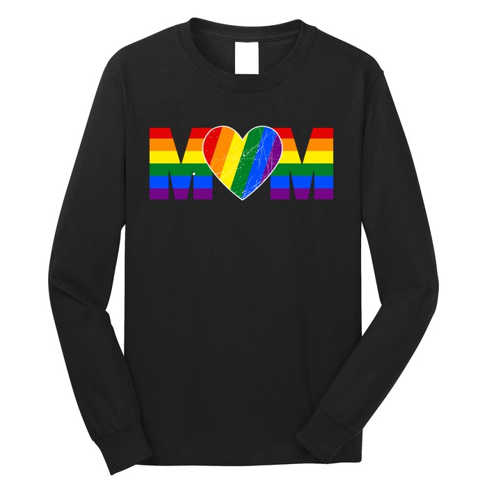 Pride Month Graphic For Mom Lover Long Sleeve Shirt