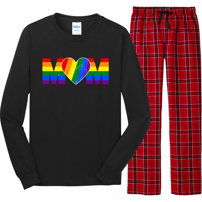 Pride Month Graphic For Mom Lover Long Sleeve Pajama Set