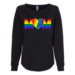 Pride Month Graphic For Mom Lover Womens California Wash Sweatshirt