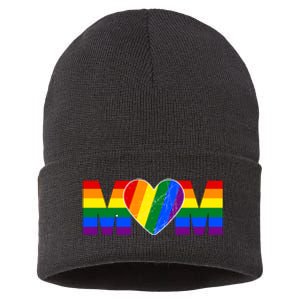 Pride Month Graphic For Mom Lover Sustainable Knit Beanie