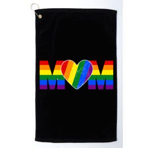 Pride Month Graphic For Mom Lover Platinum Collection Golf Towel