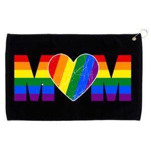 Pride Month Graphic For Mom Lover Grommeted Golf Towel