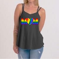 Pride Month Graphic For Mom Lover Women's Strappy Tank