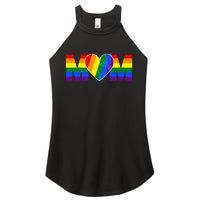 Pride Month Graphic For Mom Lover Women's Perfect Tri Rocker Tank